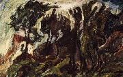Chaim Soutine Landscape of Ceret painting